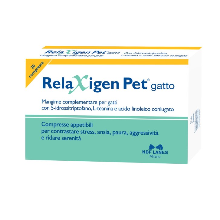 Relaxigen Pet Gatto 20 Compresse - Integratore Veterinario