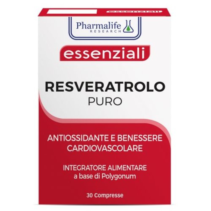 Reveratrolo Puro Pharmalife 30 compresse - Integratore Benessere Cardiovascolare