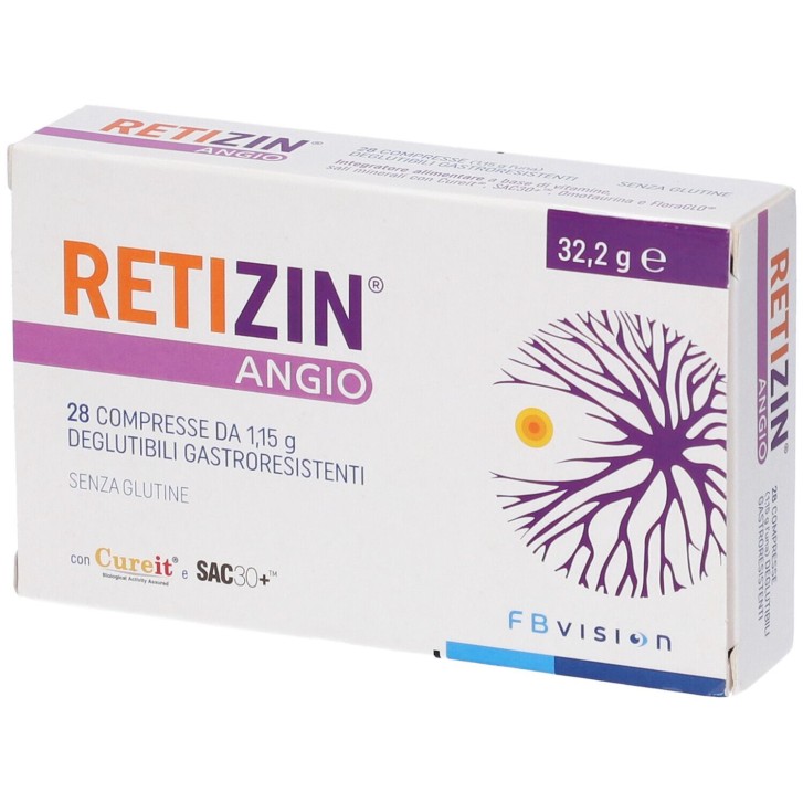 Retizin Angio 28 Compresse Gastroresistenti - Integratore per il Benessere della Vista