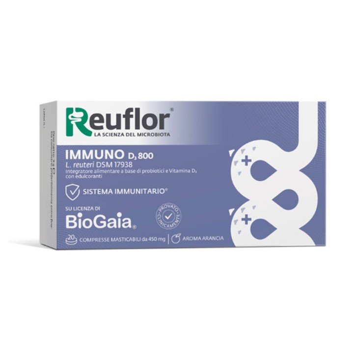 Reuflor D3 800 20 Compresse - Integratore Alimentare