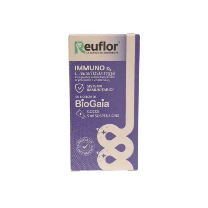 Reuflor D3 Gocce 5 ml - Integratore Fermenti Lattici