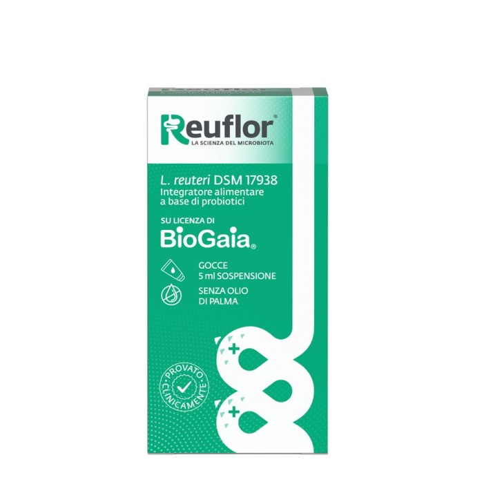 Reuflor Gocce 10 ml - Integratore Equilibrio Flora Intestinale