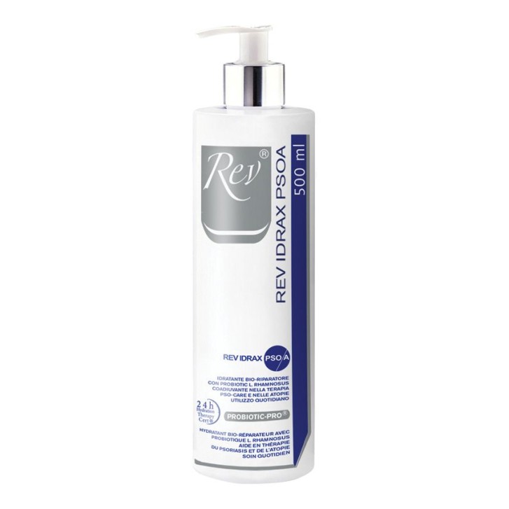 REV Idrax PSO/A Fluido Idratante Corpo Psoriasi e Dermatiti 500 ml