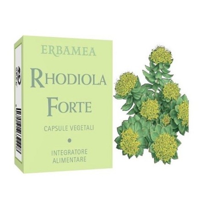 Erbamea Rhodiola Forte 24 Capsule - Integratore Alimentare