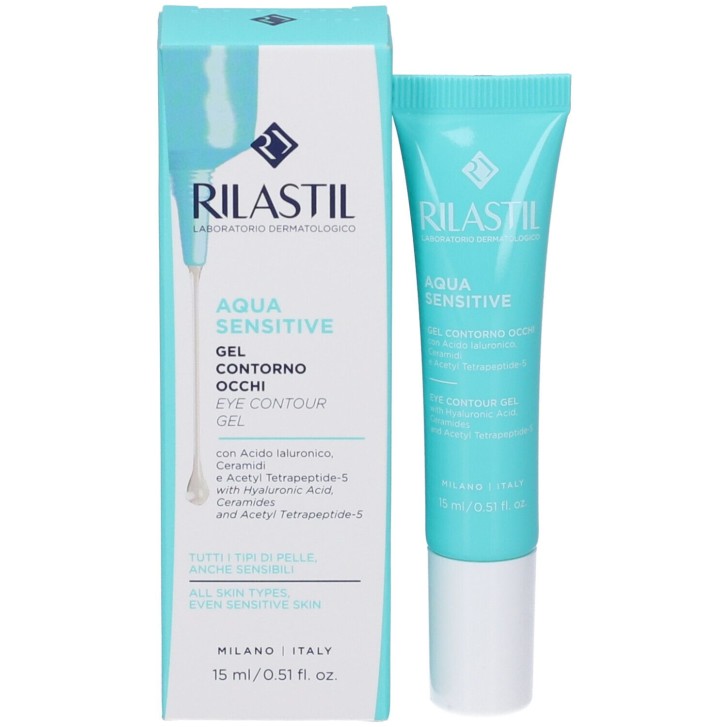 Rilastil Aqua Sensitive Gel Contorno Occhi 15 ml