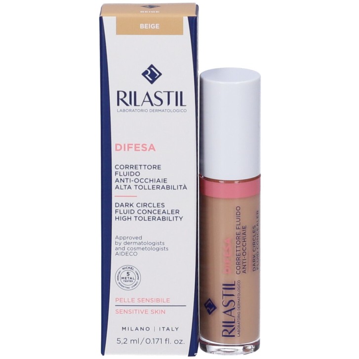 Rilastil Difesa Correttore Fluido Anti-Occhiaie Beige 5,2 ml