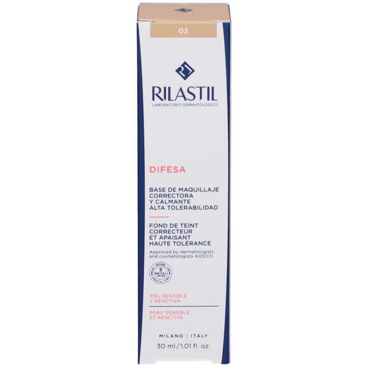 Rilastil Difesa Fondotinta Correttivo Lenitivo 03 30 ml