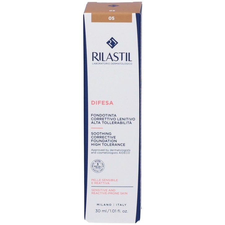 Rilastil Difesa Fondotinta Correttivo Lenitivo Tonalità 05 30 ml