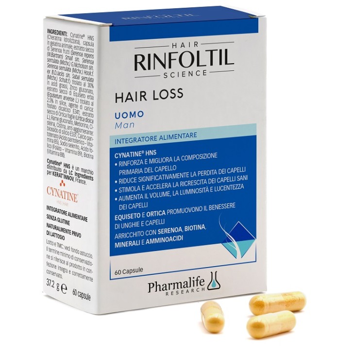 Rinfoltil Hair Loss Uomo 60 Capsule - Integratore per Capelli