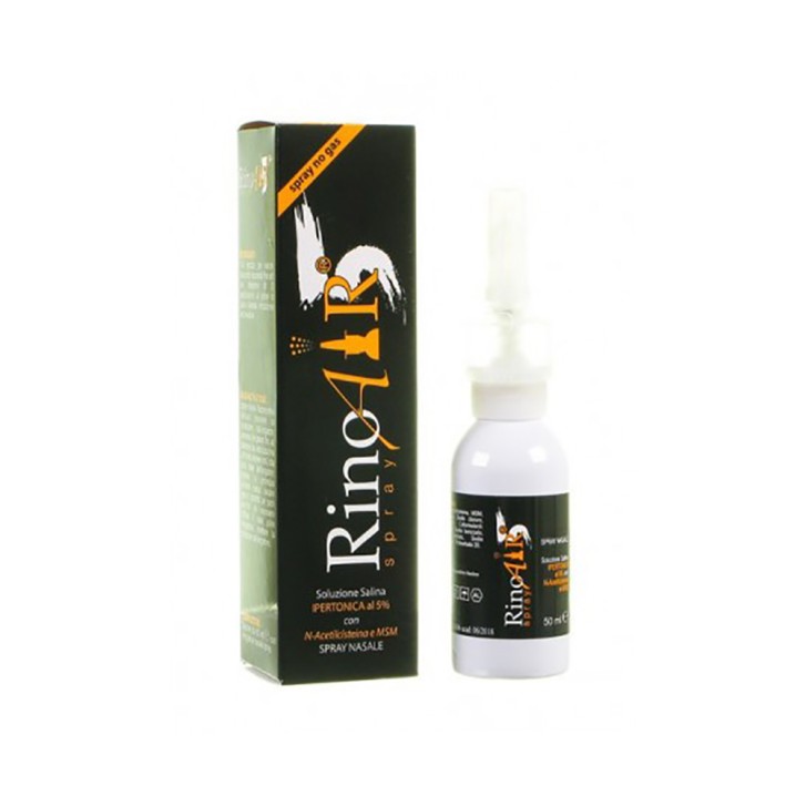 Rinoair 5% Spray Nasale Ipertonico Decongestionante 50 ml