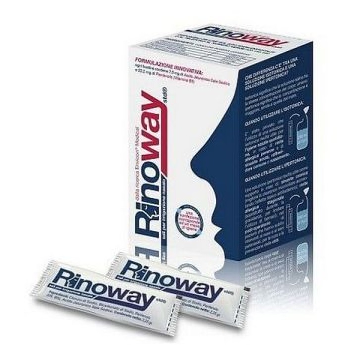 Rinoway Plus Sali Isotonici con Xilitolo 15 Bustine