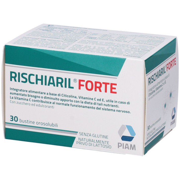 Rischiaril Forte 30 Bustine Orosolubili - Integratore per Sistema Nervoso e Stanchezza