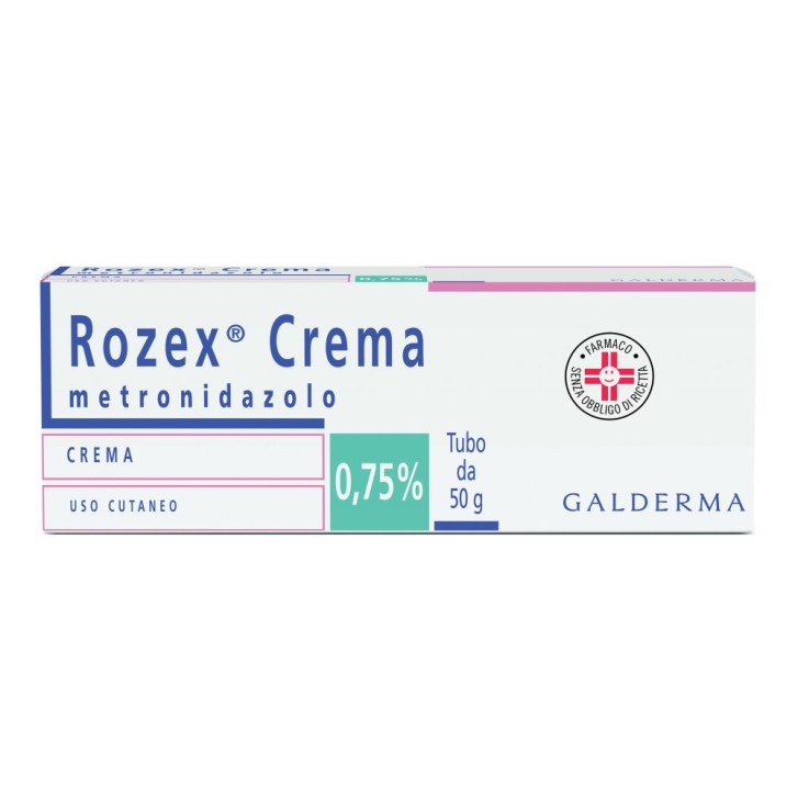 Rozex Crema Dermatologica 0,75% Metronidazolo 50  grammi