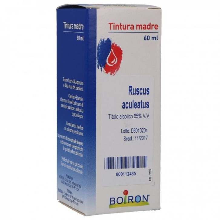 Boiron Ruscus Aculeatus Tintura Madre 60 ml - Medicinale Omeopatico