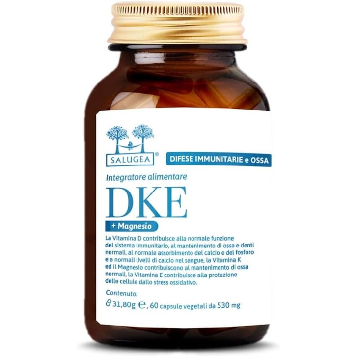 Salugea DKE+ Magnesio 60 capsule - Integratore Difese Immunitarie e Ossa