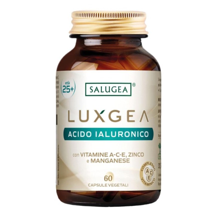 LuxGea Acido Ialuronico Salugea 60 Capsule Vegetali - Integratore Alimentare