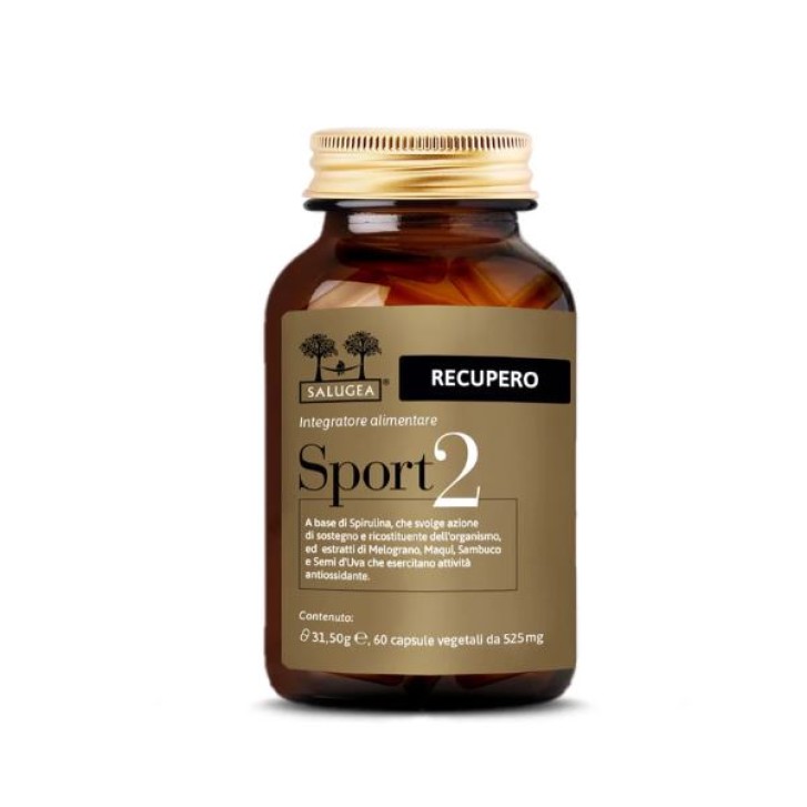 Salugea Sport 2 Recupero 60 capsule - Integratore Recupero Muscolare Sportivo