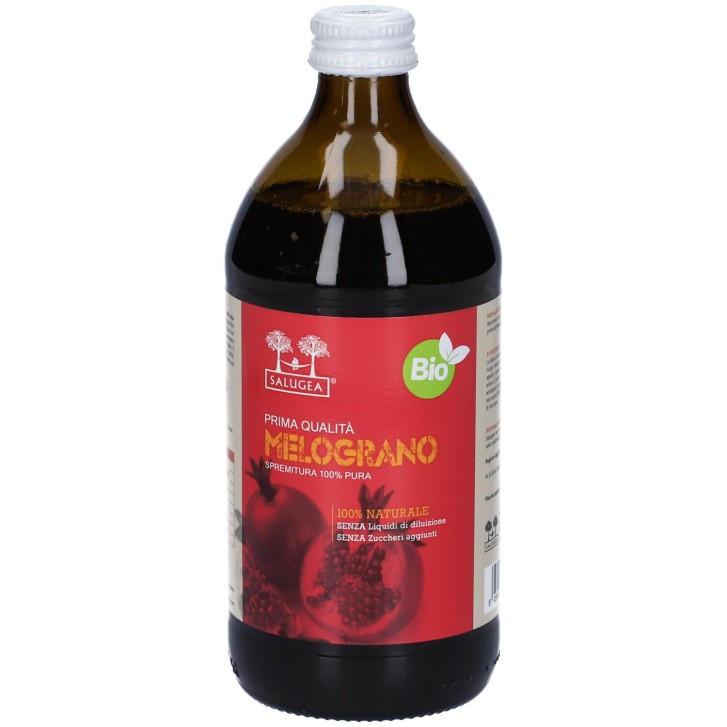 Salugea Succo Melograno Bio 500 ml - Integratore Alimentare Antiossidante