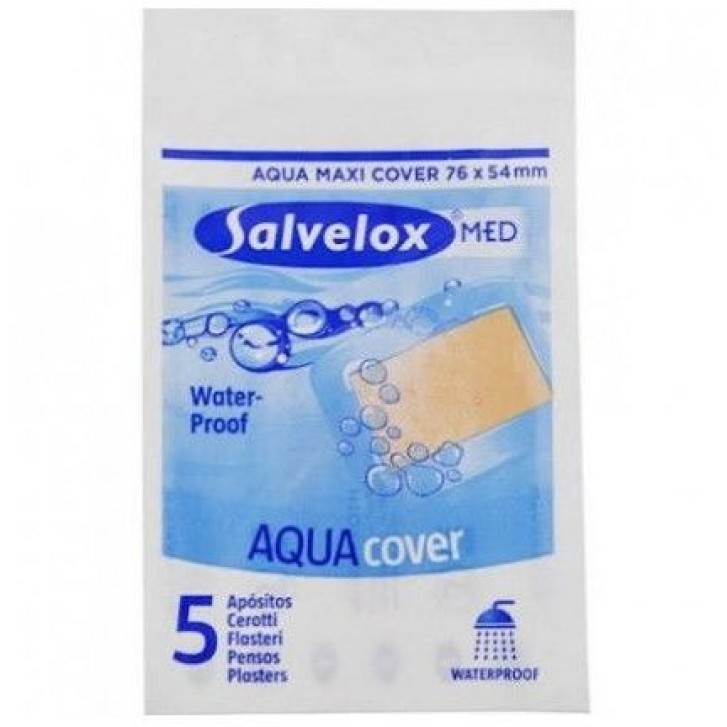 Salvelox Med Aqua Cover 76 x 54 mm 5 Cerotti