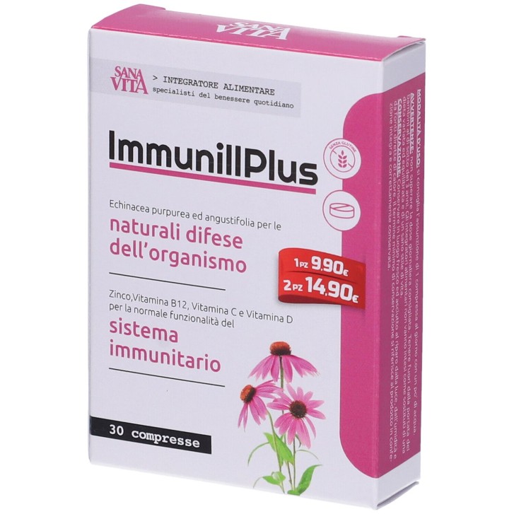 Sanavita Immunillplus 30 compresse - Integratore Difese Immunitarie