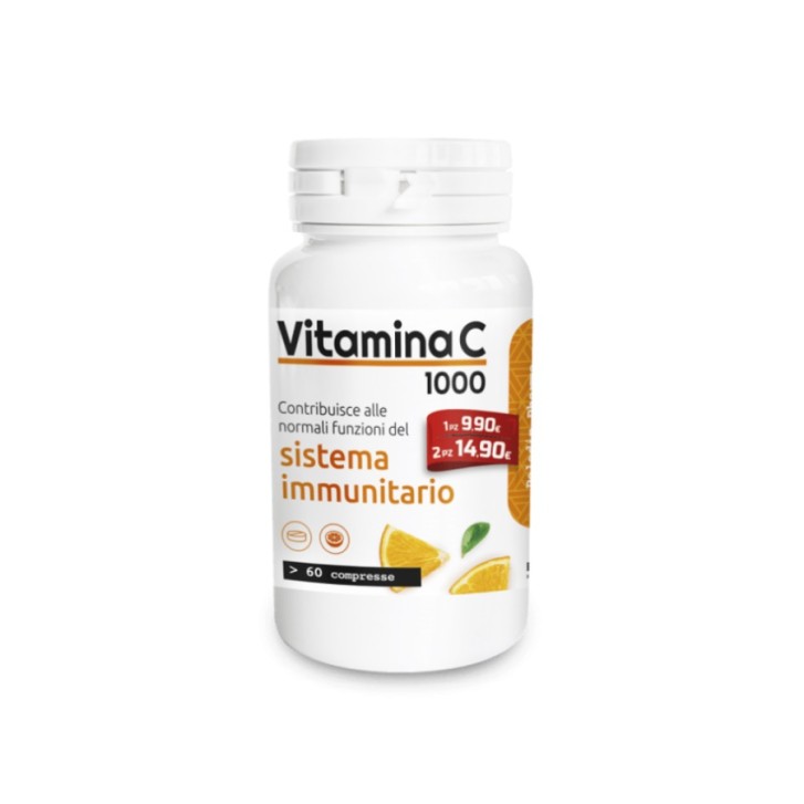 Sanavita Vitamina C 1000 mg 60 compresse - Integratore Sistema Immunitario