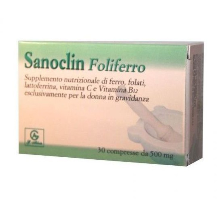 Sanoclin Foliferro 30 Compresse - Integratore Alimentare