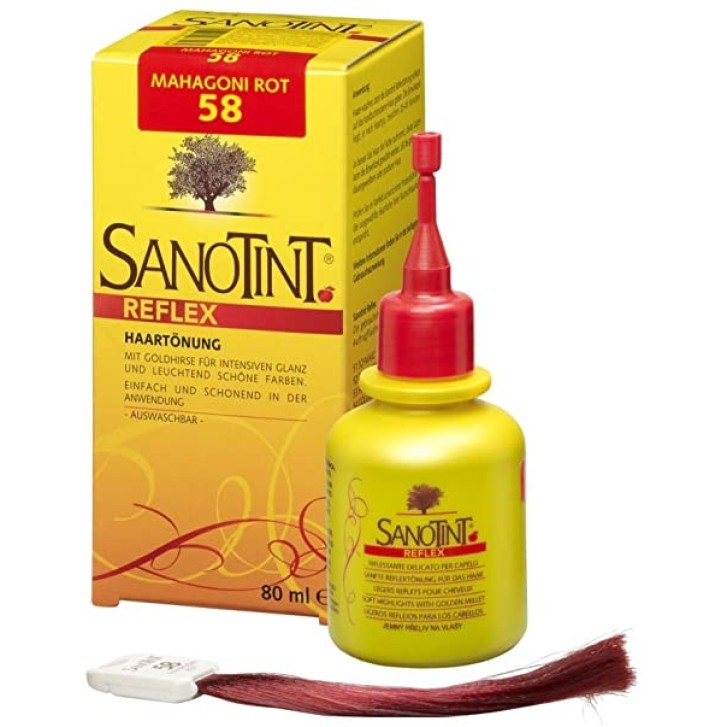 Sanotint Reflex Tintura per Riflessi Colore Rosso Mogano 80 ml