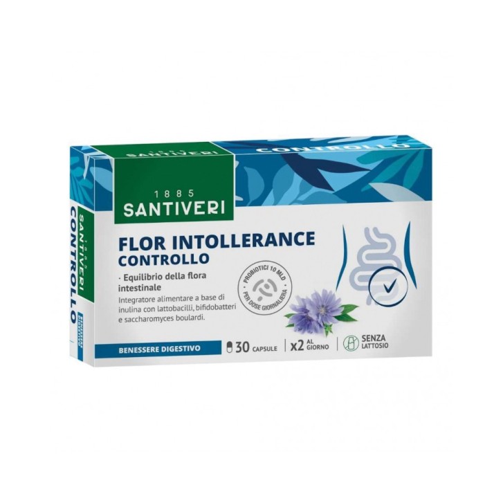 Flor Intollerance Control 30 capsule - Integratore Equilibrio della Flora Intestinale