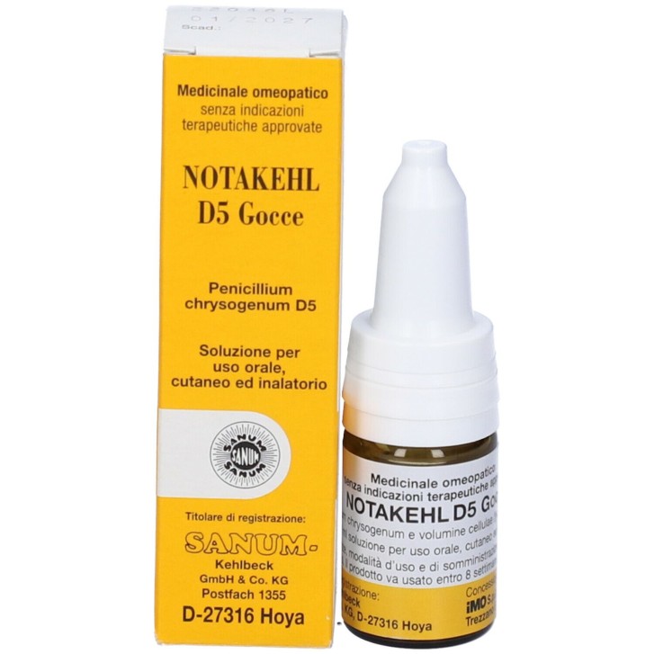 Sanum Notakehl D5 Gocce 10 ml - Rimedio Omeopatico