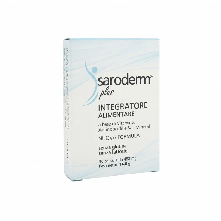 Saroderm Plus 30 Capsule - Integratore per Capelli e Unghie