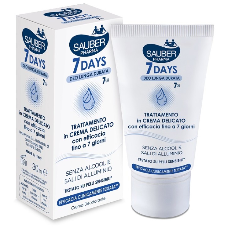 Sauber Deodorante Crema 7 giorni 30 ml