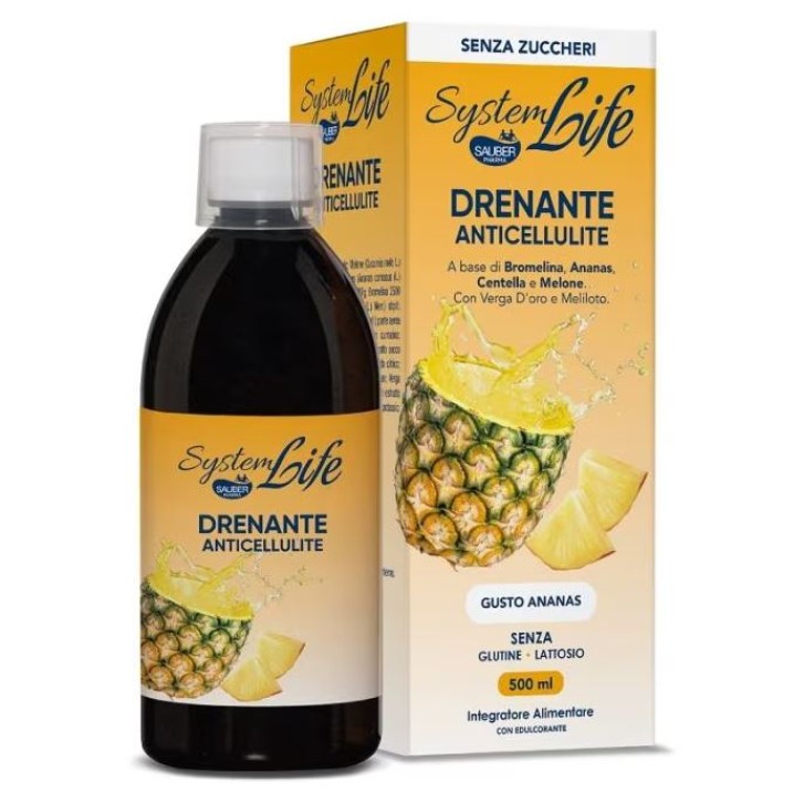 Sauber Drenante Anticellulite Ananas 500 ml - Integratore Alimentare