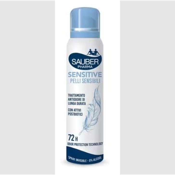 Sauber Deo 72h Sensitive Spray 150 ml