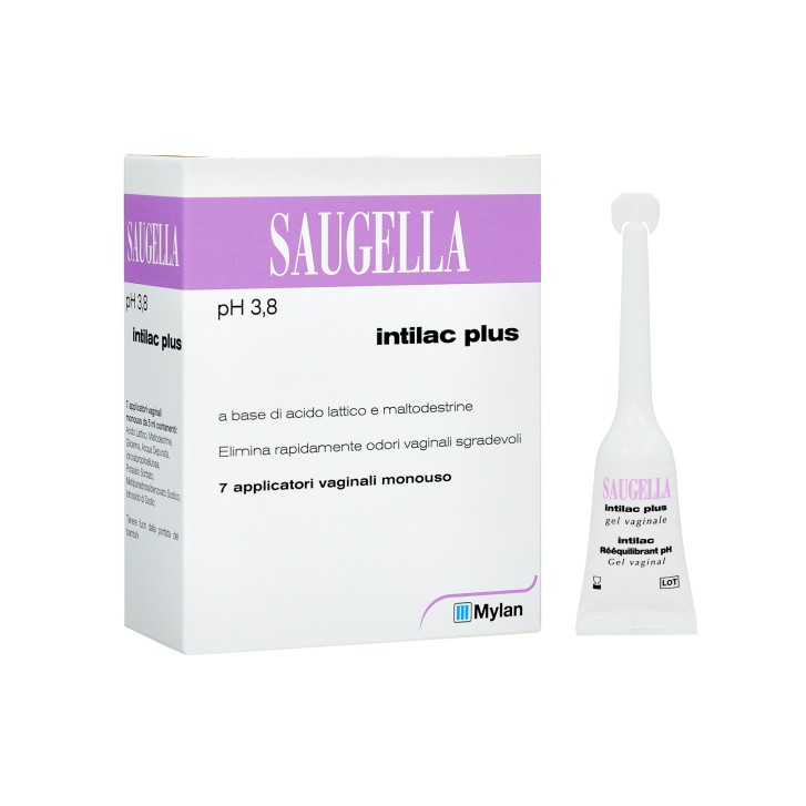 Saugella Intilac Plus Soluzione Vaginale 7 Applicatori 5 ml