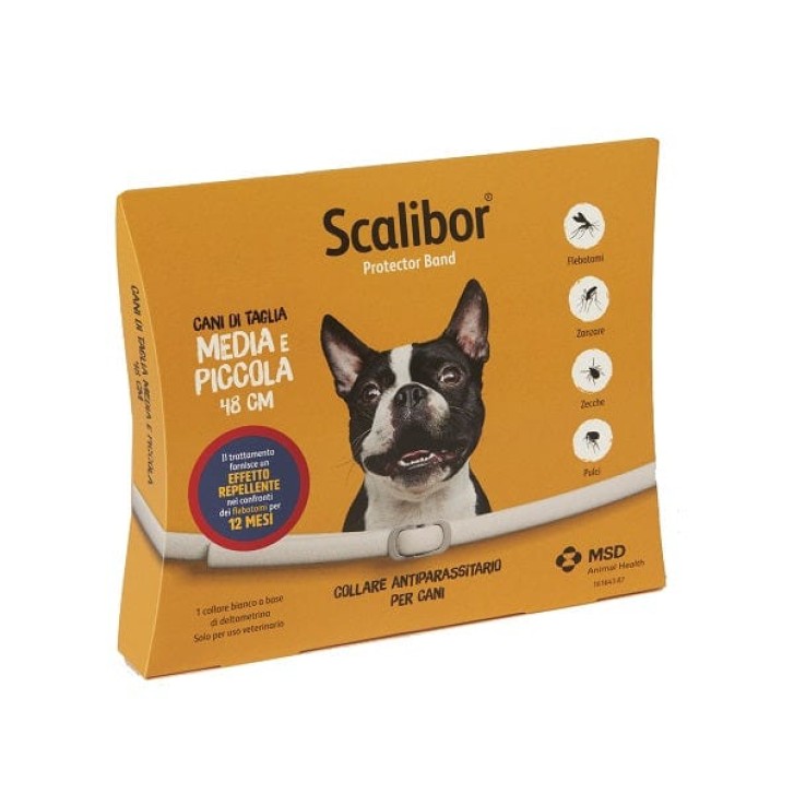 Scalibor Collare Cani taglia Media Piccola Antiparassitario 48 cm