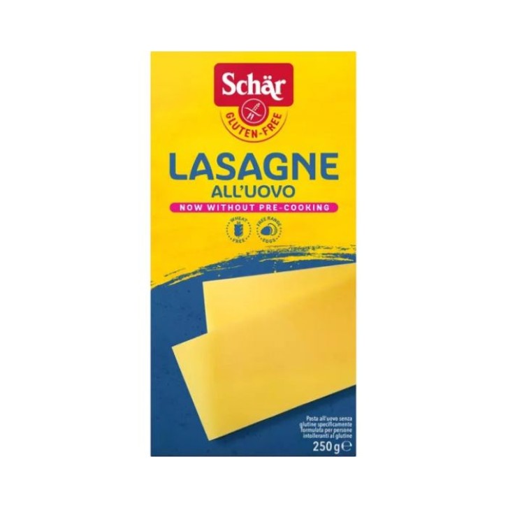 Schar Pasta Lasagne all'uovo Senza Glutine 250 grammi