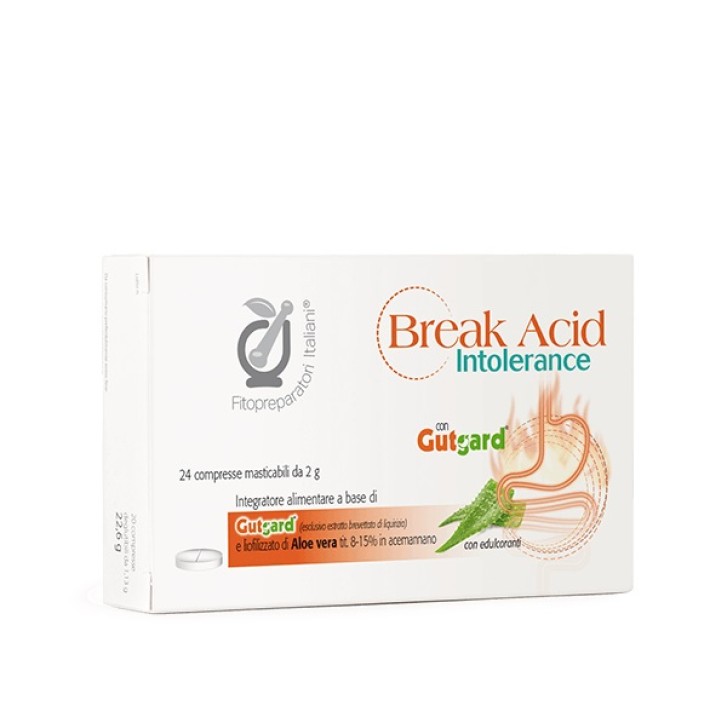 Break Acid Intollerance 24 Compresse - Integratore Acidità e Reflusso