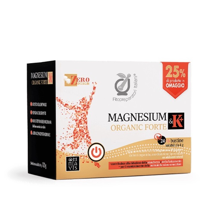 Selerbe Magnesium & K + Organic Forte 30 Bustine - Integratore Alimentare