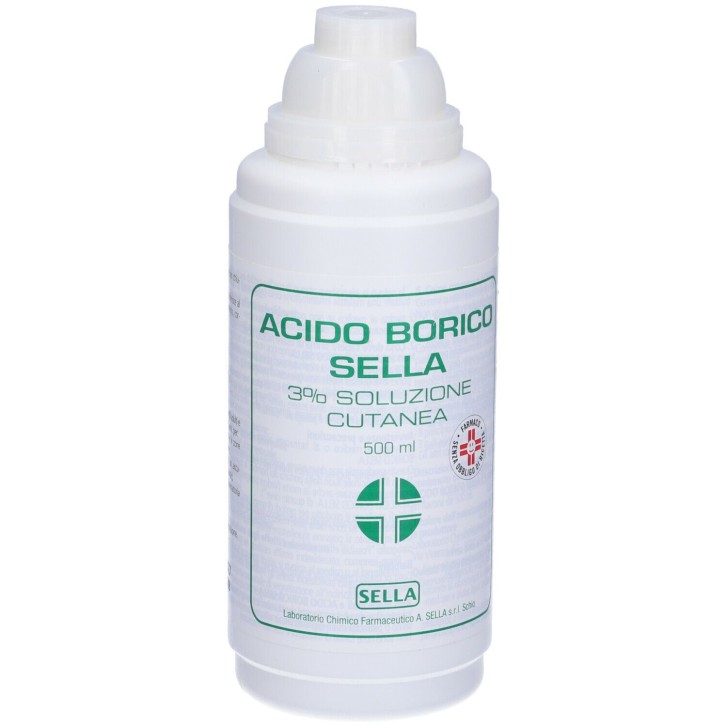Acido Borico Sella 3% Soluzione Cutanea 500 ml
