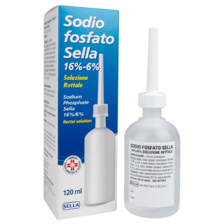 Sodio Fosfato Sella 16%/6% Soluzione Rettale 120 ml
