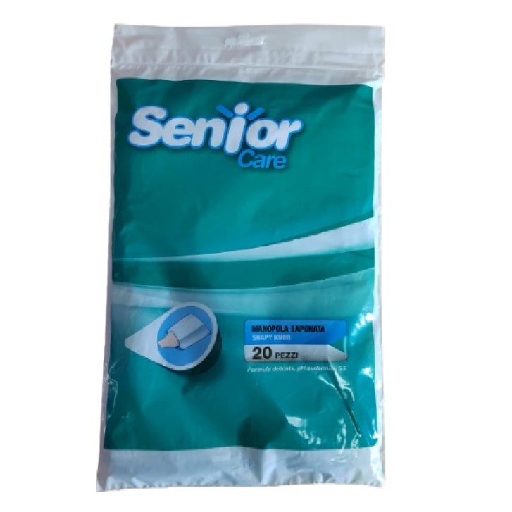 Seniorcare Manopole Saponate 20 pezzi