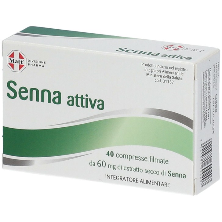 Matt Pharma Senna Attiva 40 compresse - Integratore Transito Intestinale