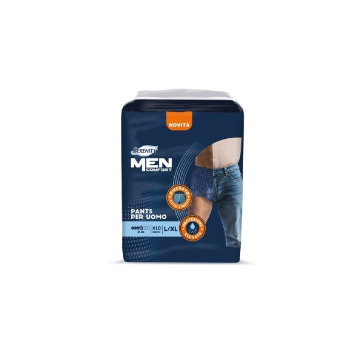 Serenity Pants Man Comfort Plus Taglia L/XL 10 Pezzi