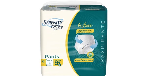 Serenity SoftDry Sensitive Be Free Pants L 3x14 Pz - 9