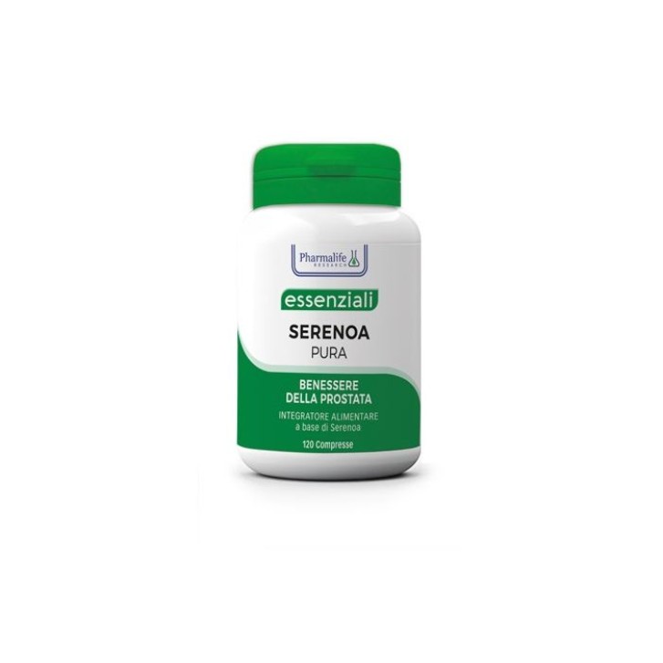 Serenoa Pura 120 Compresse - Integratore per Prostata e Vie Urinarie