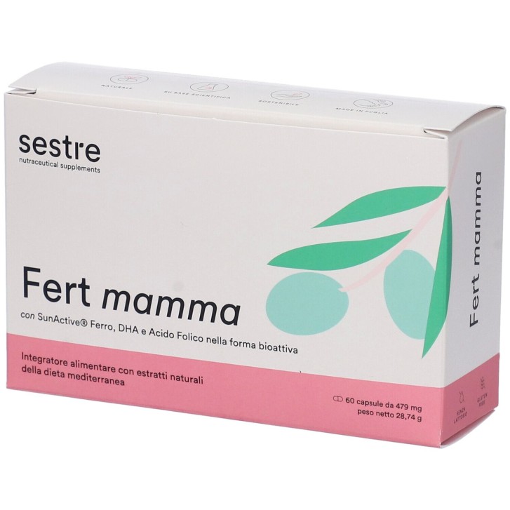 Sestre Fert Mamma 60 Capsule - Integratore per Gravidanza e Allattamento