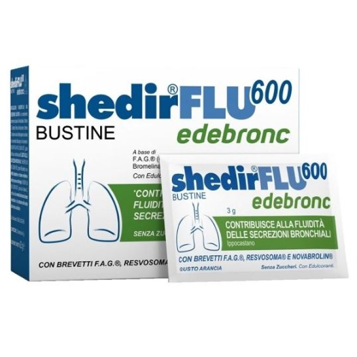 Shedirflu 600 Edebronc 20 Bustine - Integratore Benessere Vie Respiratorie