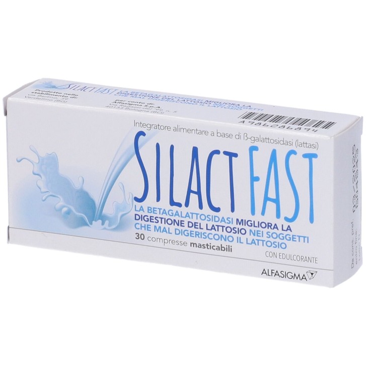 Silact Fast 30 compresse masticabili - Integratore Intolleranza Lattosio