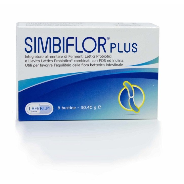 Simbiflor Plus 8 Bustine - Integratore Fermenti Lattici Probiotici