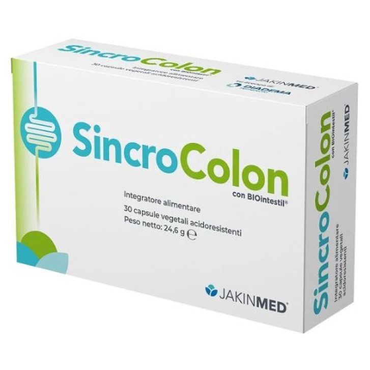 Sincrocolon 30 Capsule - Integratore Benessere Intestinale